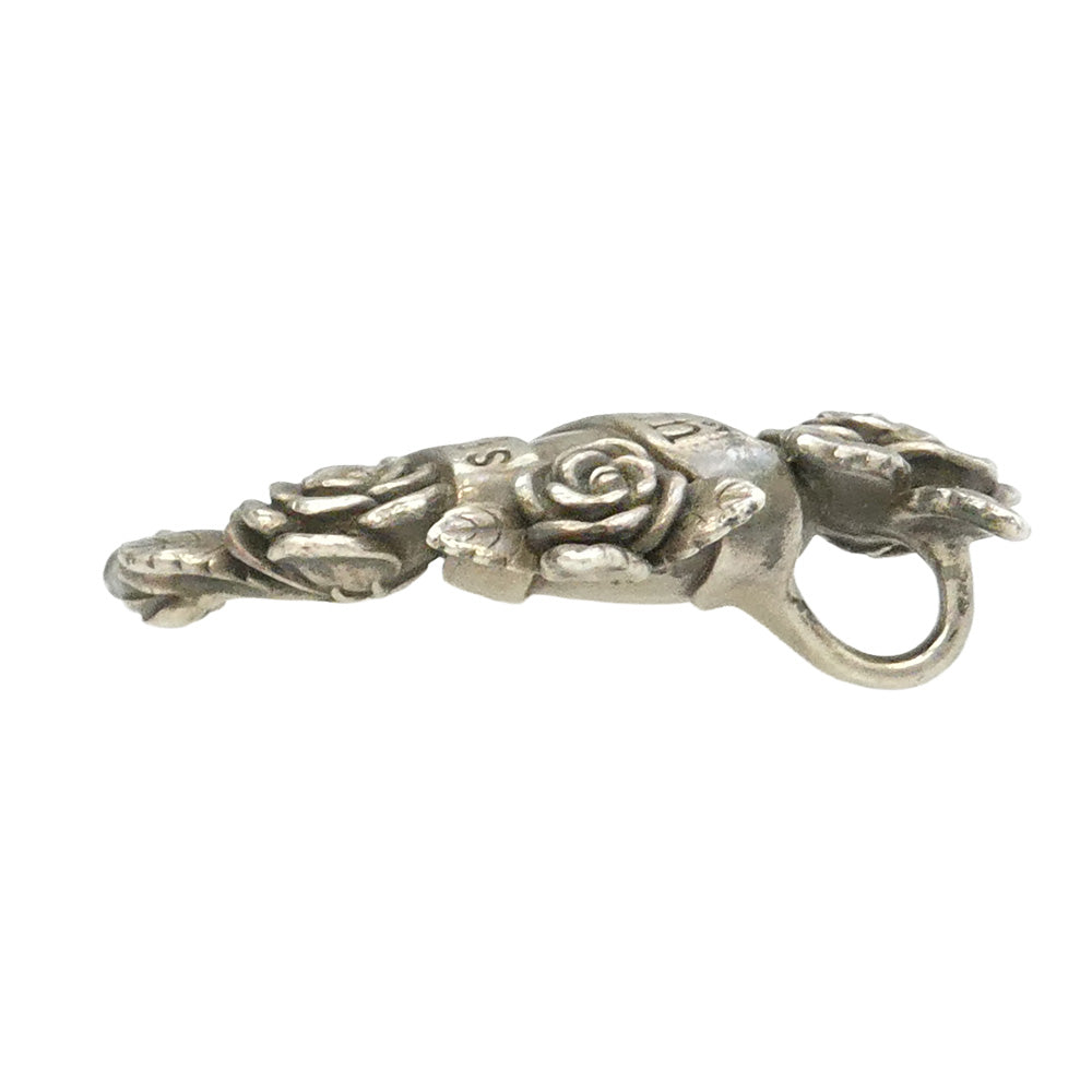 Justin Davis ジャスティンデイビス SPJ319 TATOO ENERGY タトゥーエナジー スカル ハート ペンダントトップ シルバー系【中古】 Justin Davis ジャスティンデイビス SPJ319 TATOO ENERGY タトゥー
