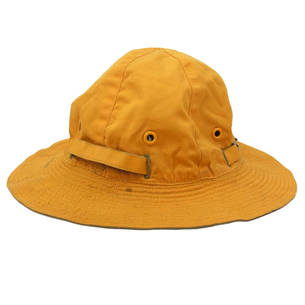 アメリカ軍 40s Reversible Sun Hat リバーシブル サンハット 帽子 カーキ系【中古】