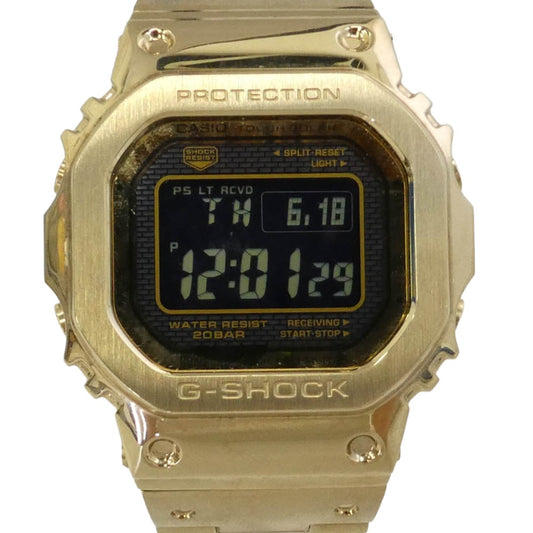 G-SHOCK ジーショック GMW-B5000 フルメタル ソーラー デジタル 腕時計 ウォッチ ゴールド系 ブラック系【中古】