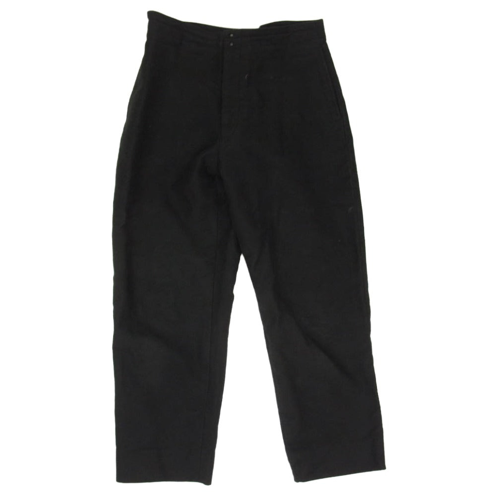 COMOLI コモリ 23SS X01-03012 BLACK DENIM B.D.U PANTS ブラック