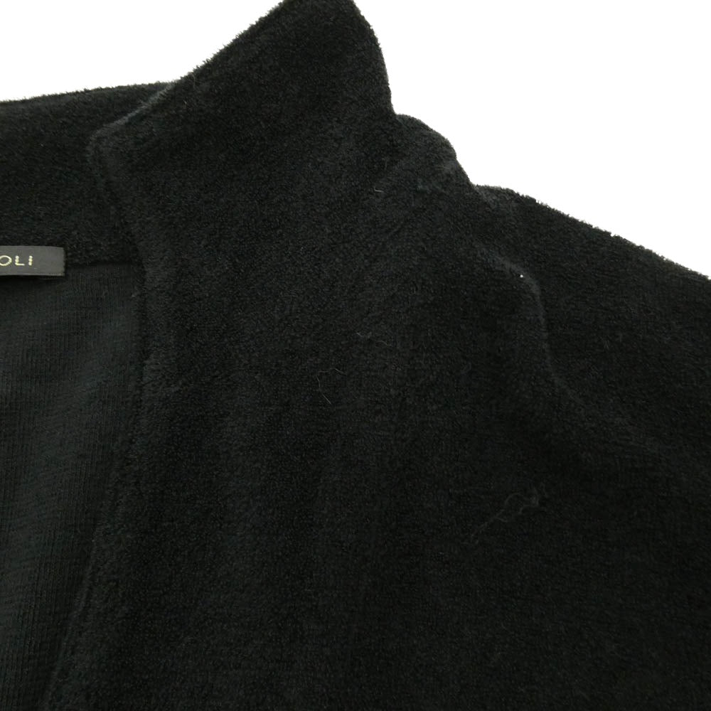 COMOLI コモリ 25SS B01-05039 パイルスキッパーシャツ ブラック系 3【中古】