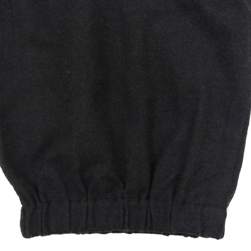 COMOLI コモリ 22AW W03-03007 ウールビエラ ドローストリングパンツ チャコール グレー系 2【中古】
