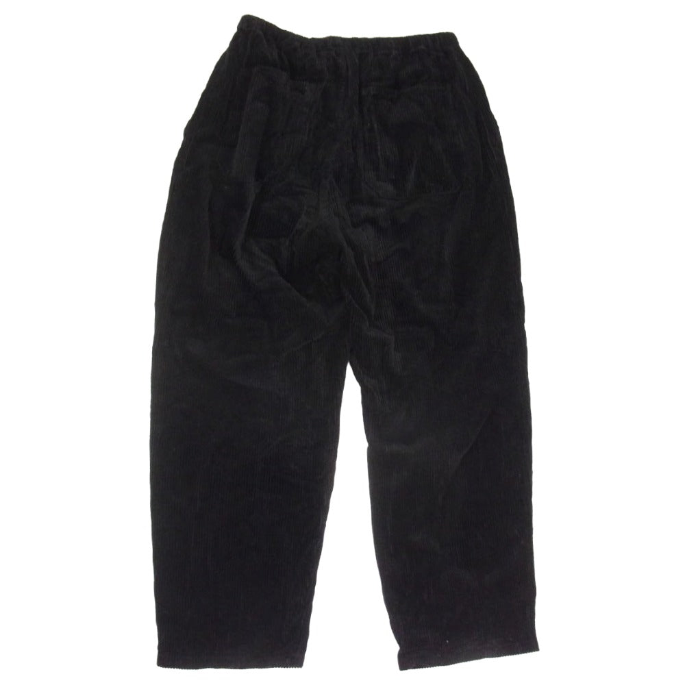 COMOLI コモリ 24AW A03-03018 コーデュロイ ドローストリング パンツ ブラック系 2【中古】