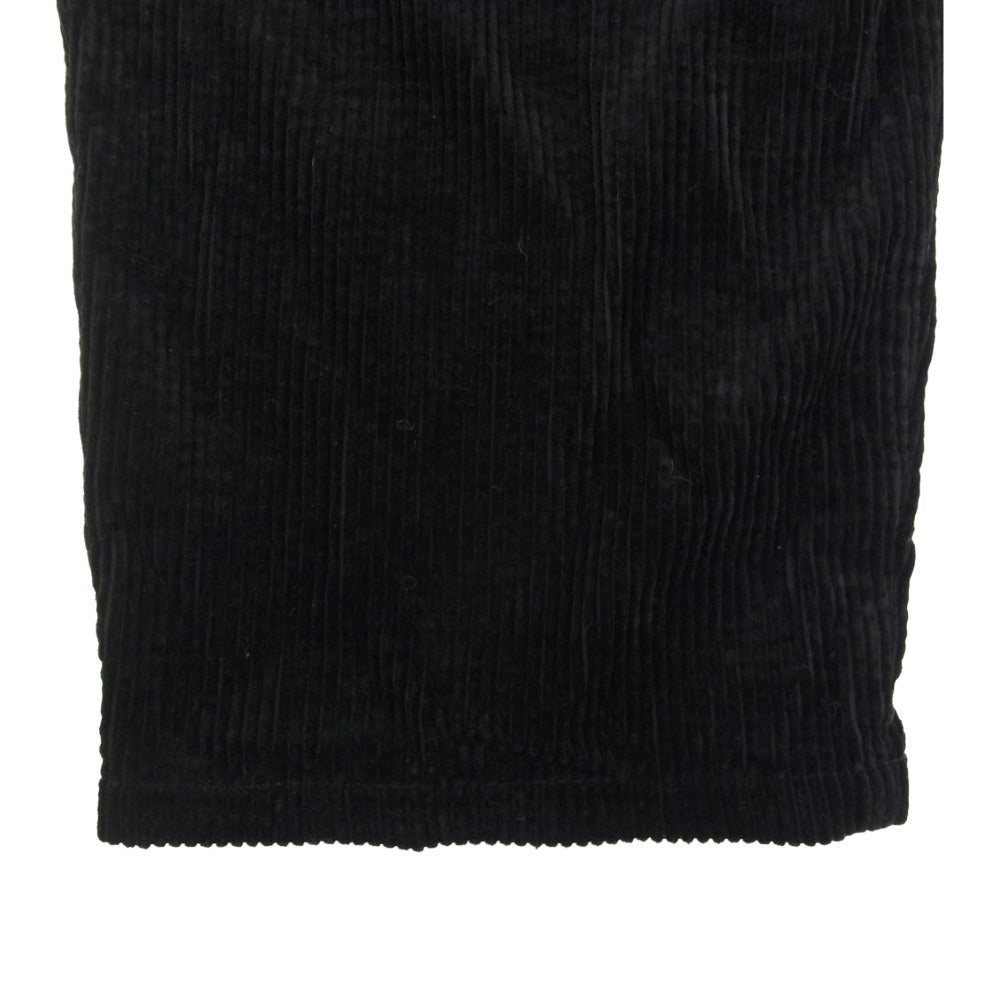 COMOLI コモリ 24AW A03-03018 コーデュロイ ドローストリング パンツ ブラック系 2【中古】