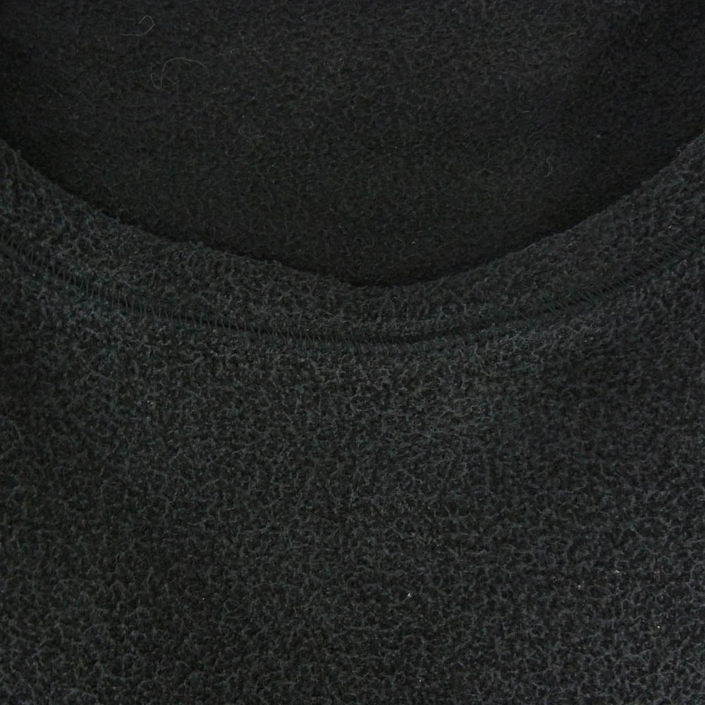 COMOLI コモリ 25AW C03-05012 シルク フリース クルーネック プルオーバー ジャケット FADE BLACK ブラック系 3【中古】