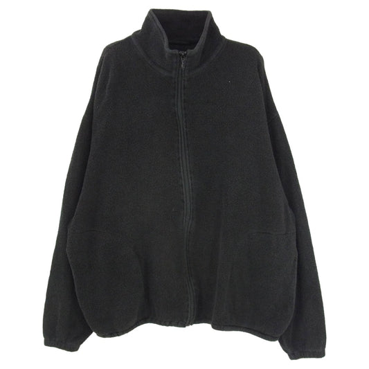 COMOLI コモリ 25AW C03-05011 シルク フリース ジップジャケット FADE BLACK ブラック系 3【中古】