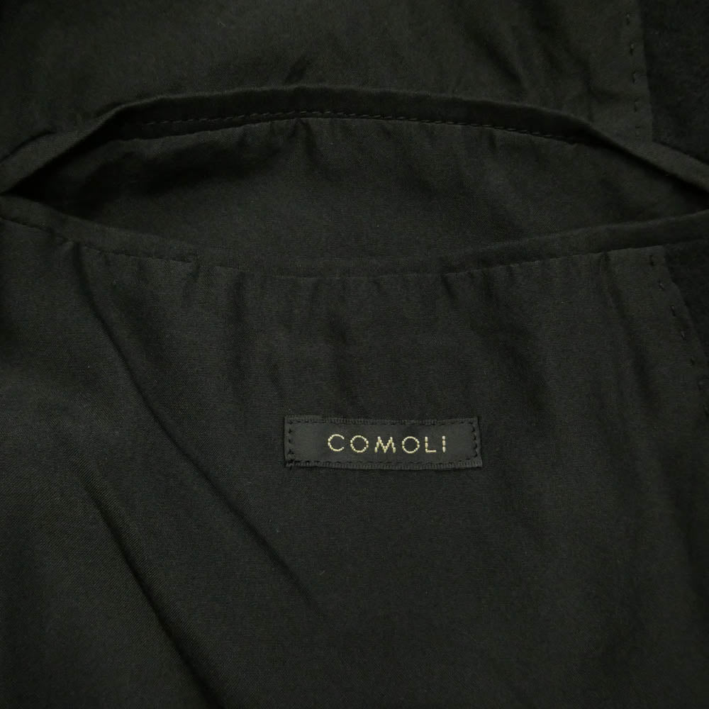 COMOLI コモリ 24AW A03-01010 カシミヤ シルク ストライプ ジャケット