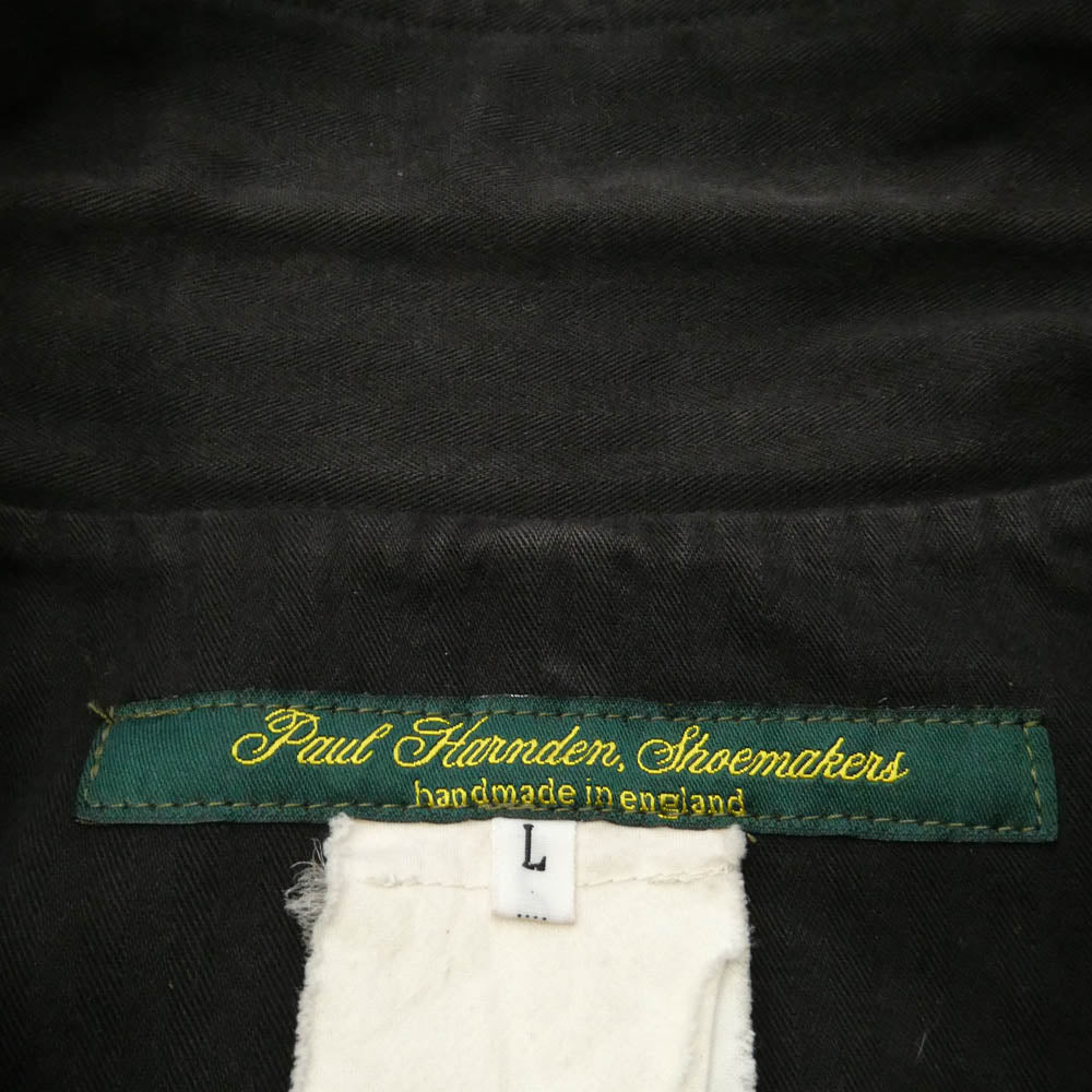 Paul Harnden ポールハーデン コットンヘリンボーン カバーオール ワークジャケット ブラウン系 L【中古】