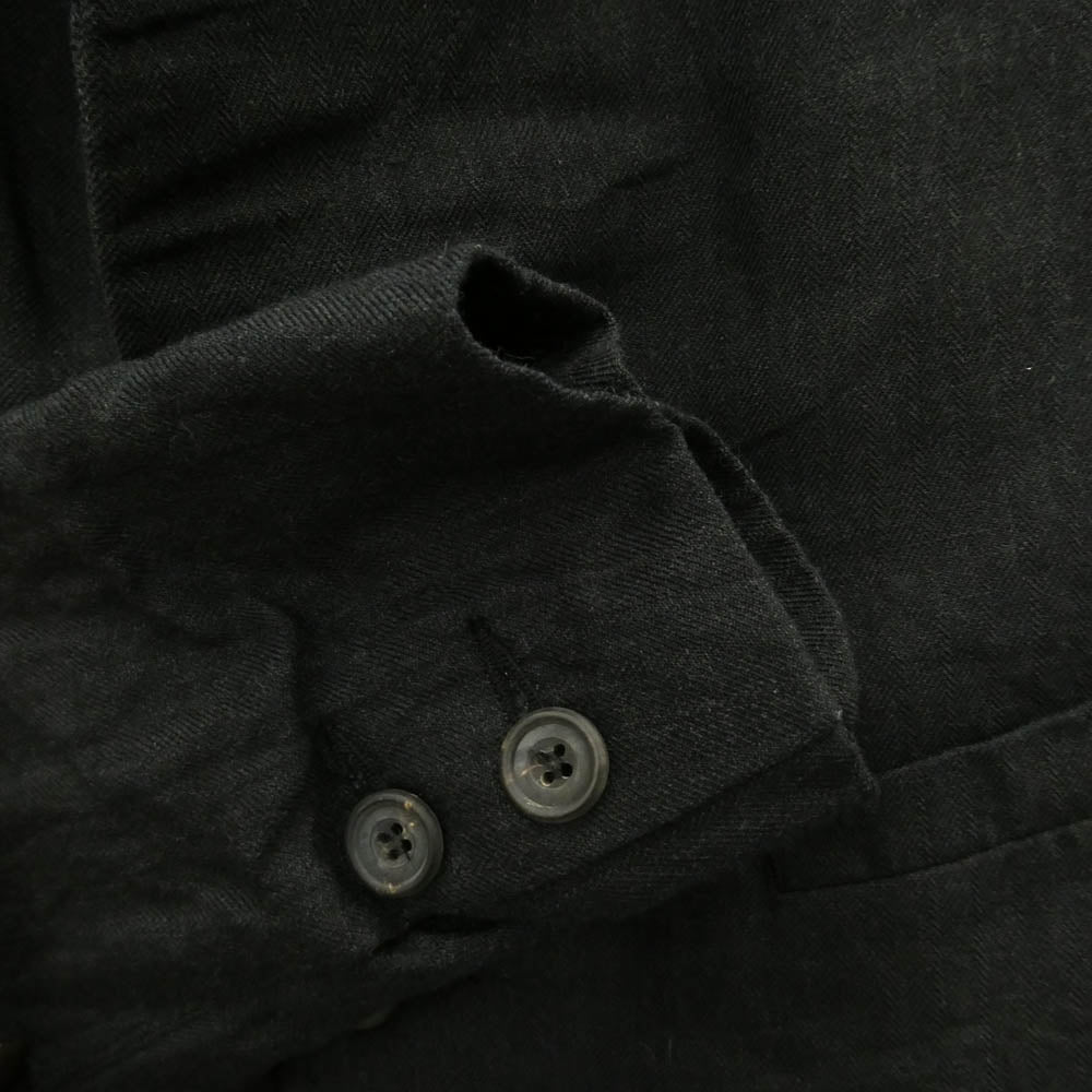 Paul Harnden ポールハーデン Mens Long Blazer ウールリネン メンズロングブレザー ジャケット グレー系 L【中古】