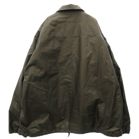 COMOLI コモリ 25SS B01-01016 ペーパーレザー コーチジャケット ブラック系 3【中古】