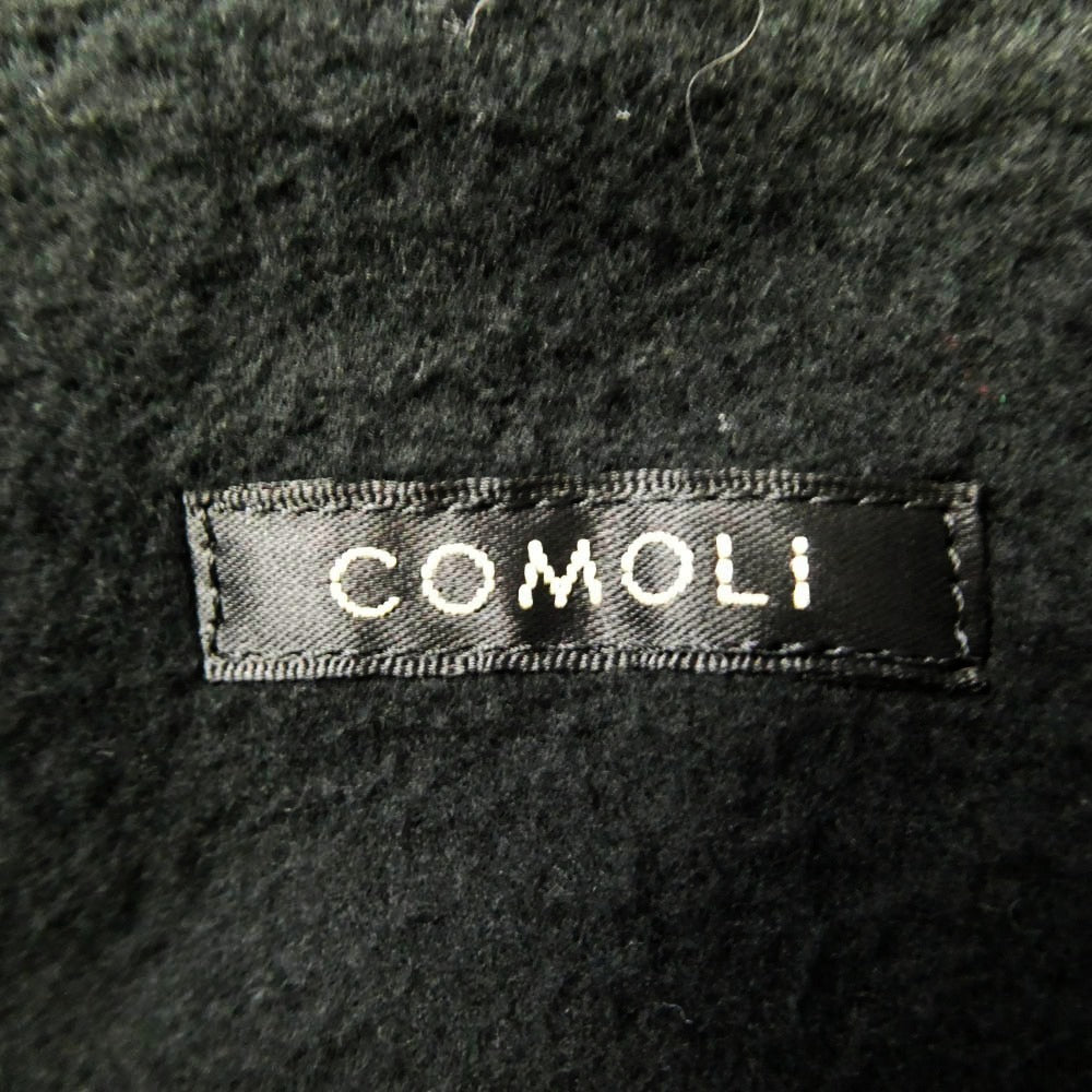 COMOLI コモリ 25SS B01-01016 ペーパーレザー コーチジャケット ブラック系 3【中古】
