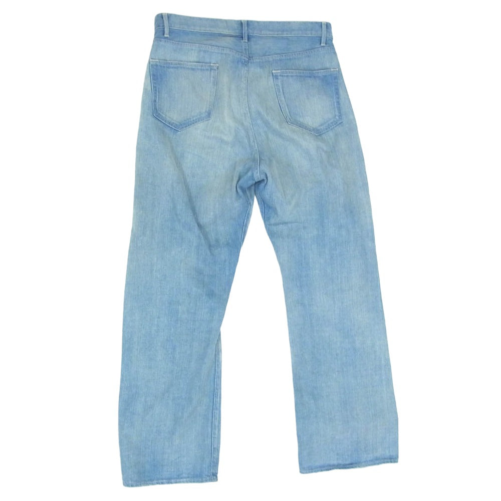 AURALEE オーラリー 25SS A25SP02DE SELVEDGE FADED LIGHT DENIM PANTS A ヴィンテージ加工 フェード セルビッジ デニム パンツ ジーンズ インディゴブルー系 4【中古】