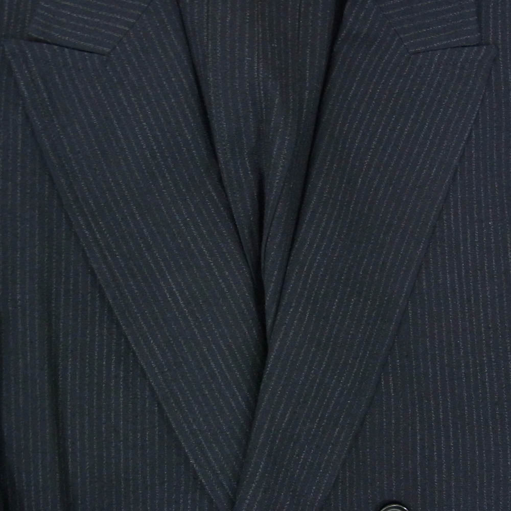 アルテリア ULJK23-KA188-B SILK WOOL STRIPED OX DB JKT シルク ウール ストライプ オックス ダブルジャケット ブラック系 3【中古】