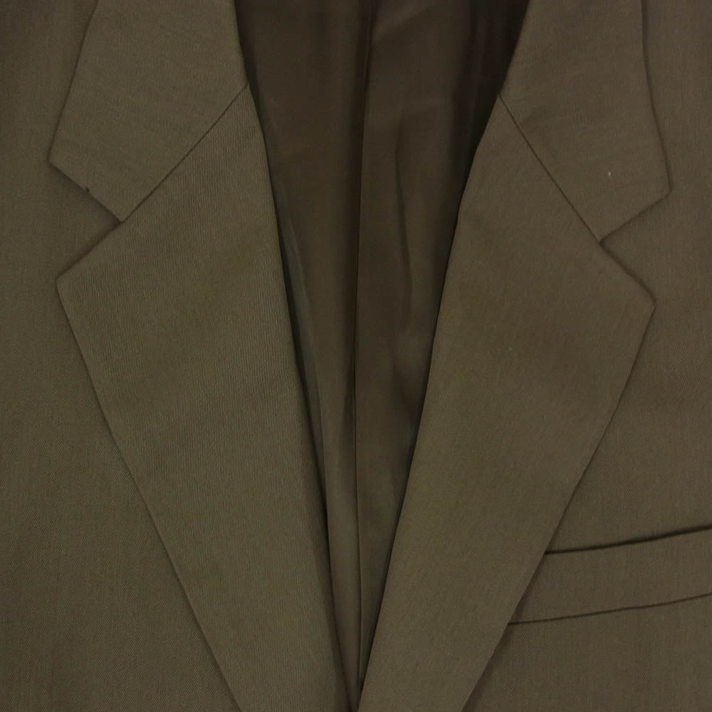 AURALEE オーラリー 24AW A24AJ01MG LIGHT WOOL MAX GABARDINE JACKET ウールギャバジン テーラード ジャケット ブラウン系 4【中古】
