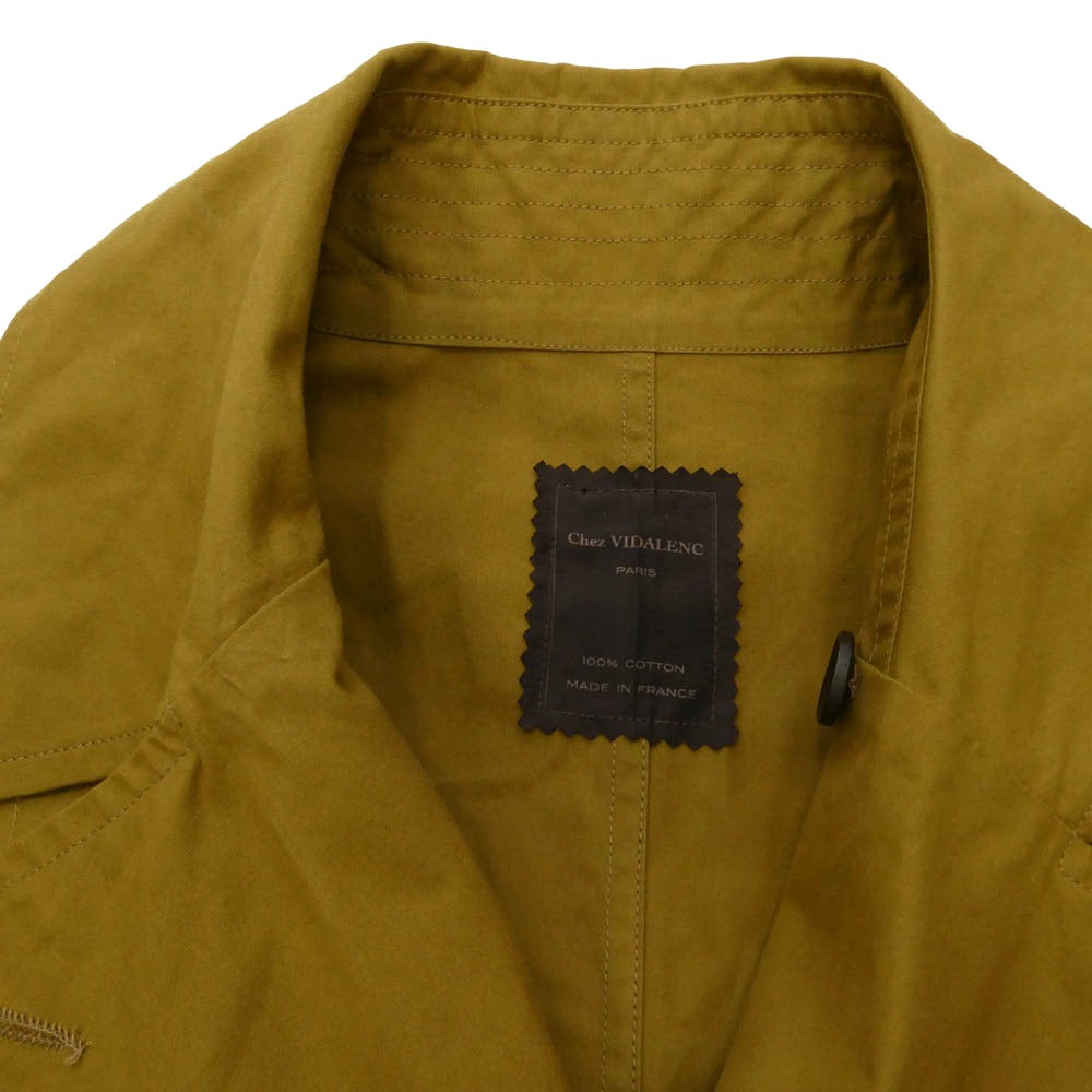 シェ ヴィダレンク Coat Mac Cotton Sailor コート マック コットン セーラー コート トレンチコート カーキ系 3【中古】