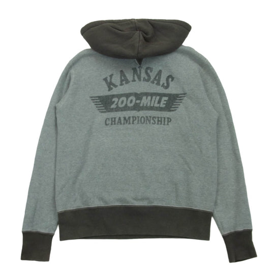TOY'S McCOY トイズマッコイ TMC１757 ATTACHED HOOD SWEAT PARKA アタッチド フード スウェット 後付け プルオーバー パーカー グレー系 38【中古】