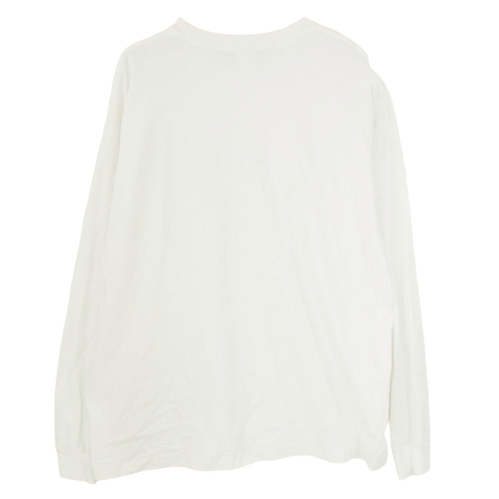 HUF ハフ Fairy Tale フェアリーテイル フロントプリント ロングスリーブ 長袖 Tシャツ カットソー ホワイト系 XXL【中古】
