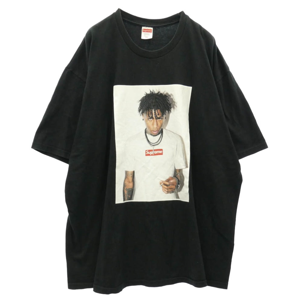 Supreme シュプリーム 23AW NBA Youngboy Tee エヌビーエー ヤングボーイ フォトプリント Ｔシャツ 半袖カットソー ブラック系 XXL【中古】