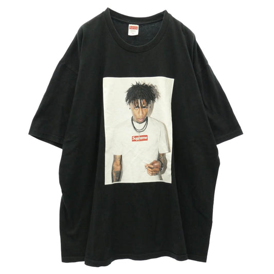 Supreme シュプリーム 23AW NBA Youngboy Tee エヌビーエー ヤングボーイ フォトプリント Ｔシャツ 半袖カットソー ブラック系 XXL【中古】