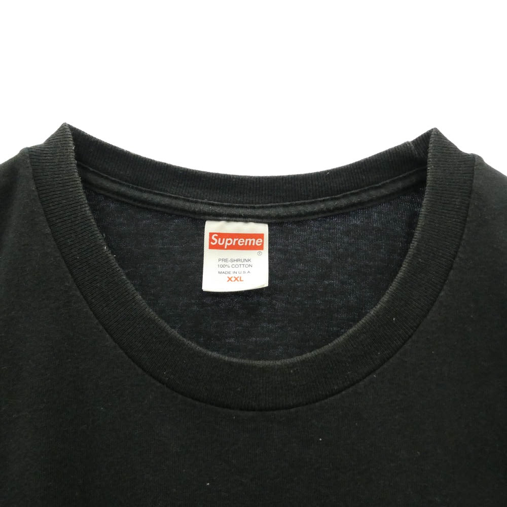 Supreme シュプリーム 23AW NBA Youngboy Tee エヌビーエー ヤングボーイ フォトプリント Ｔシャツ 半袖カットソー ブラック系 XXL【中古】