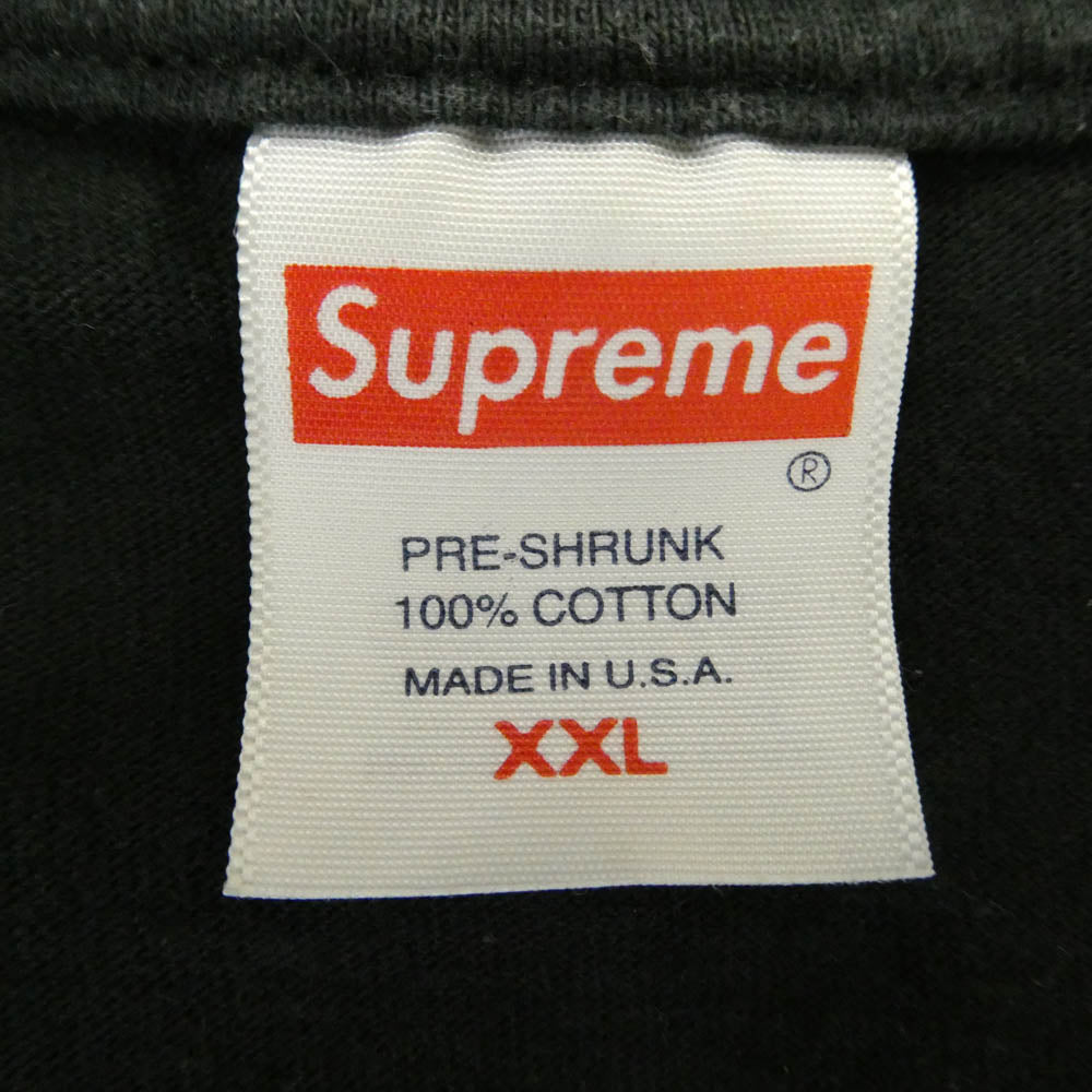 Supreme シュプリーム 23AW NBA Youngboy Tee エヌビーエー ヤングボーイ フォトプリント Ｔシャツ 半袖カットソー ブラック系 XXL【中古】