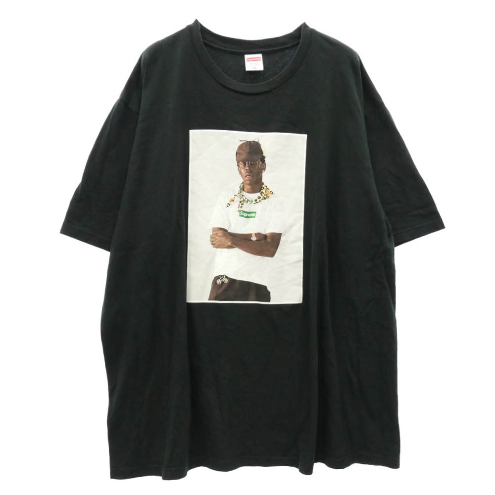 Supreme シュプリーム 24AW Tyler The Creator Tee タイラー ザ クリエイター フォトプリント Ｔシャツ 半袖カットソー ブラック系 XXL【中古】