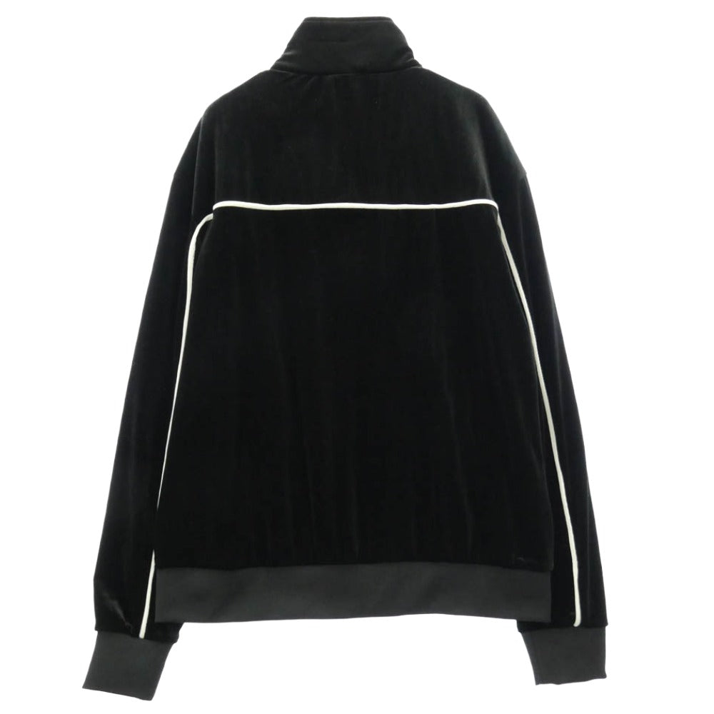 ヤングブラッツ Velour jacket pants ベロア ジップアップ ジャケット パンツ セットアップ ブラック系 L【中古】