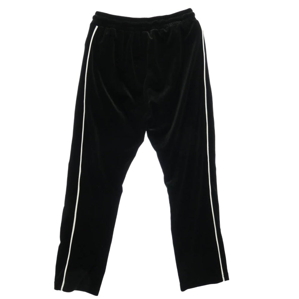 ヤングブラッツ Velour jacket pants ベロア ジップアップ ジャケット パンツ セットアップ ブラック系 L【中古】