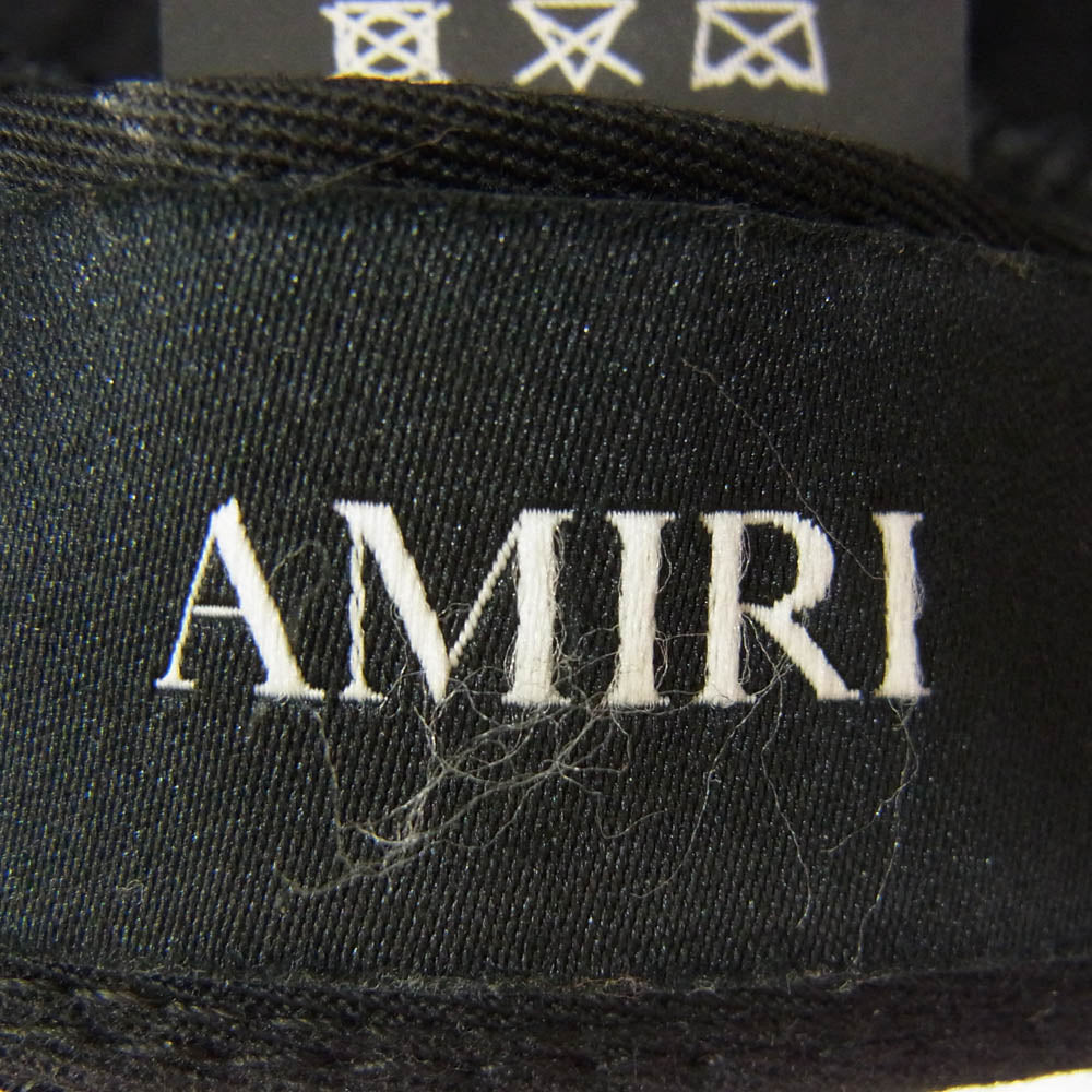 AMIRI アミリ 25AW AMHATR1037 MA CREST TRUCKER HAT エムエー クレスト トラッカーハット キャップ 帽子 ブラック系【中古】
