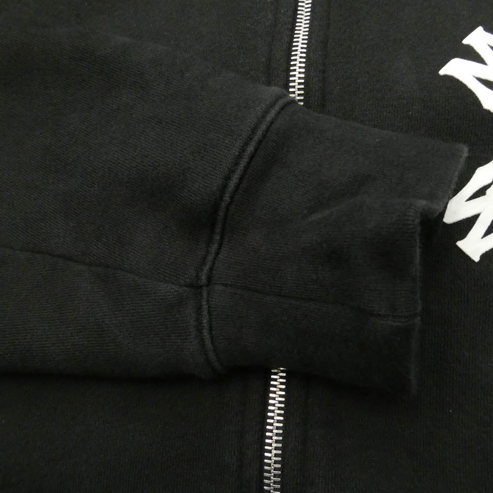 AMIRI アミリ AMJYHD1066 MA Quad Zip Hoodie エムエー クアッド ジップフーディ ロゴ ジップアップ パーカー ブラック系 L【中古】