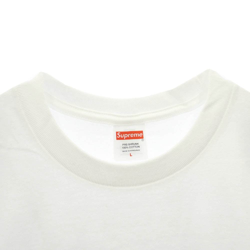 Supreme シュプリーム 25SS Piss Tee ピス プリント 半袖 Tシャツ ホワイト系 L【美品】【中古】