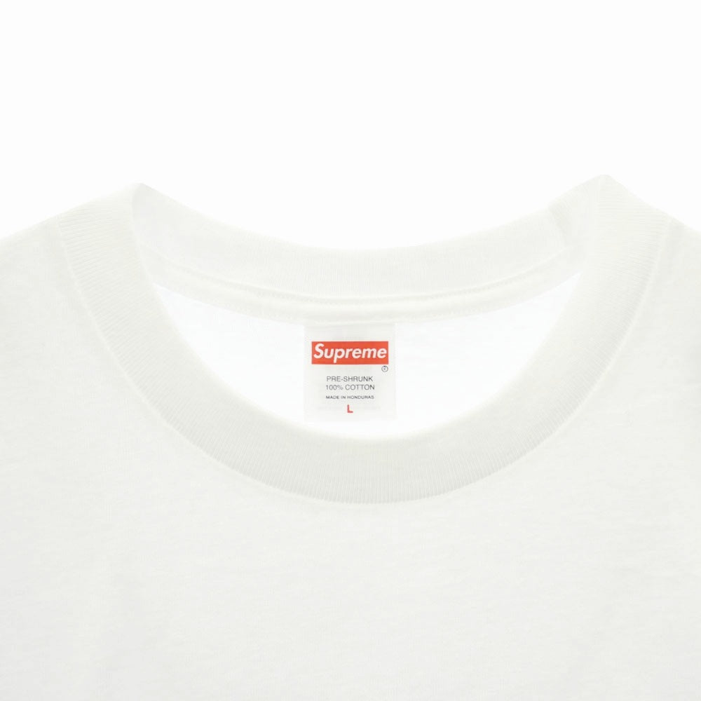 Supreme シュプリーム 25SS Beef Tee ビーフ プリント 半袖 Tシャツ ホワイト ホワイト系 L【極上美品】【中古】