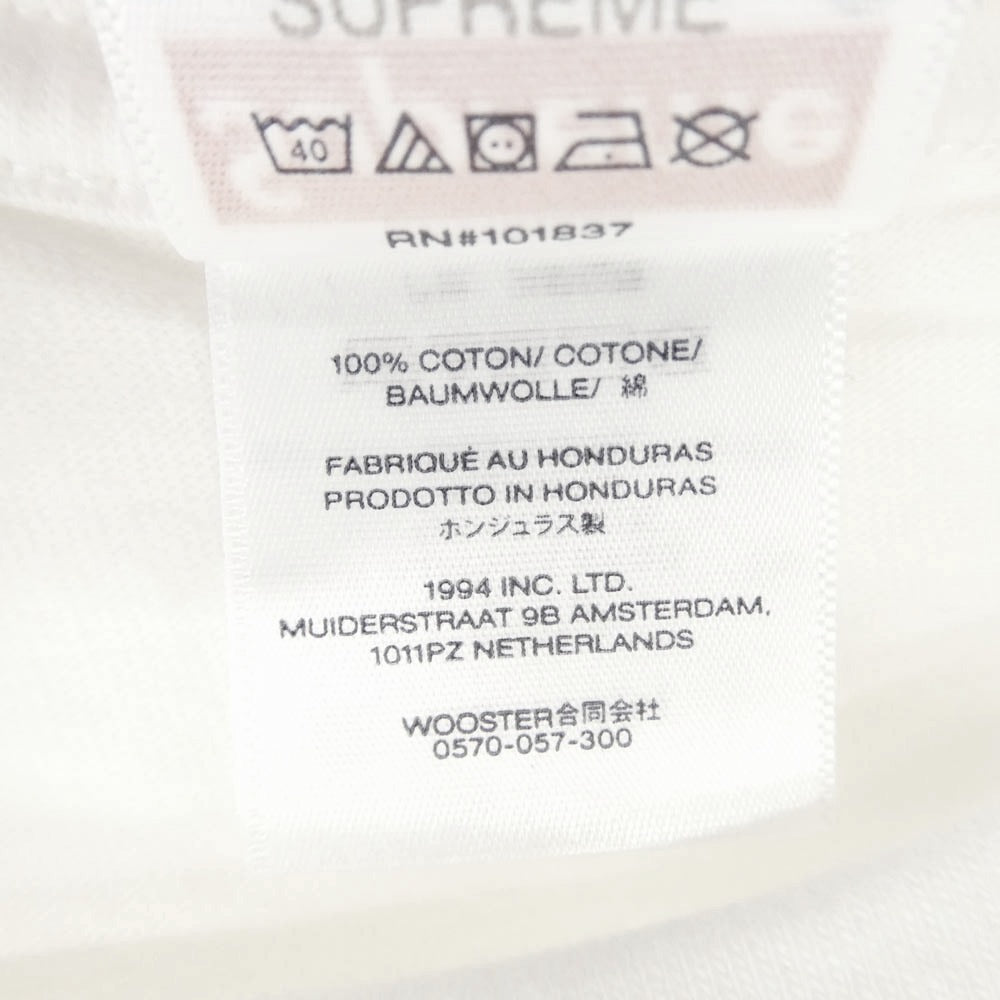 Supreme シュプリーム 25SS Beef Tee ビーフ プリント 半袖 Tシャツ ホワイト ホワイト系 L【極上美品】【中古】