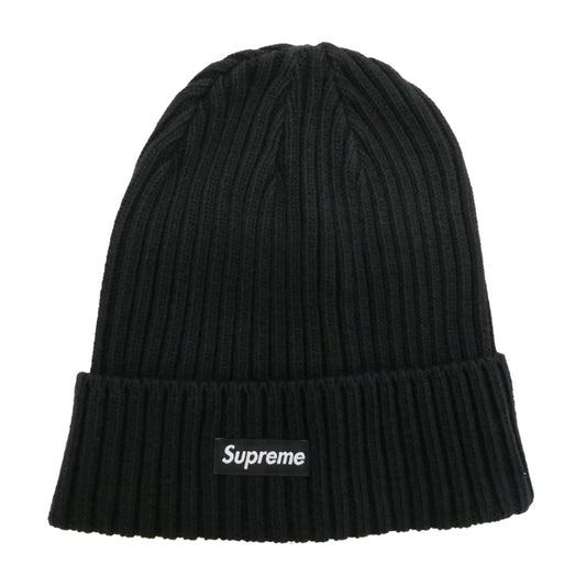 Supreme シュプリーム 25SS Overdyed Beanie オーバーダイド ビーニー ニット キャップ 帽子 ブラック系【極上美品】【中古】