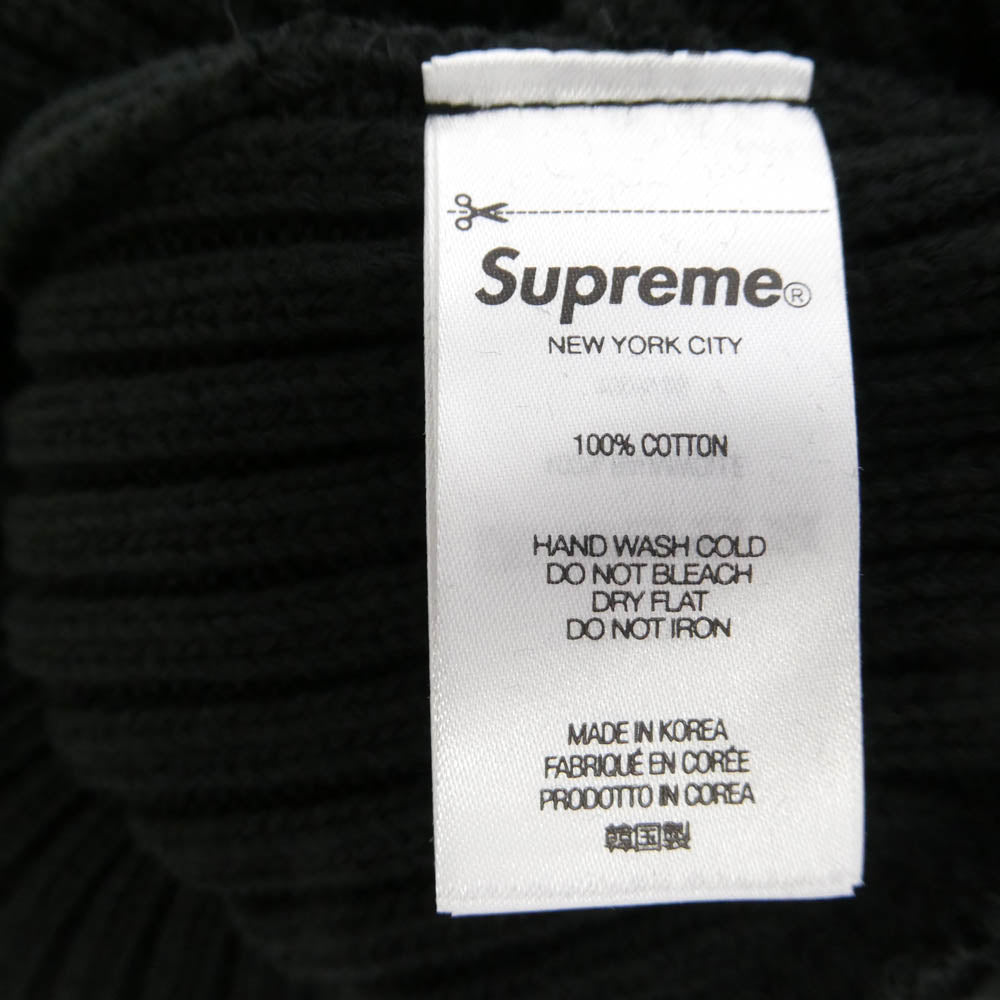 Supreme シュプリーム 25SS Overdyed Beanie オーバーダイド ビーニー ニット キャップ 帽子 ブラック系【極上美品】【中古】