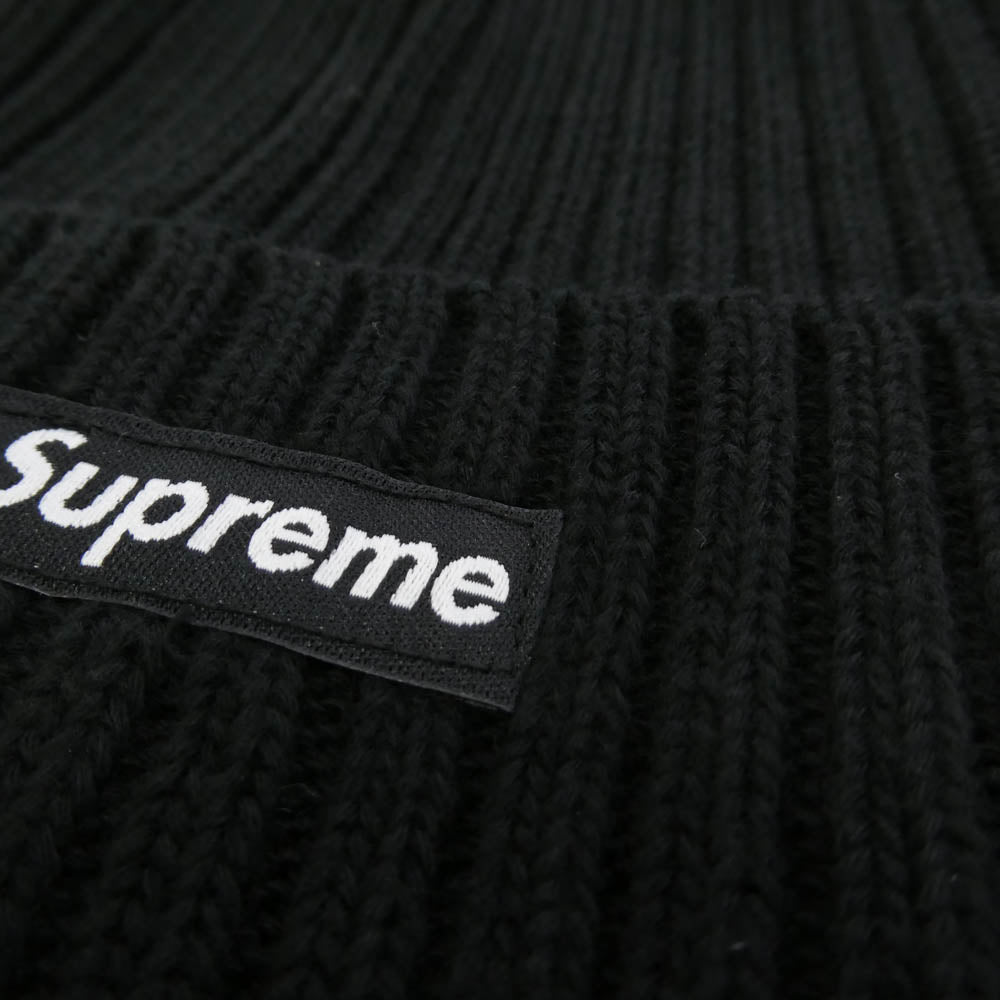 Supreme シュプリーム 25SS Overdyed Beanie オーバーダイド ビーニー ニット キャップ 帽子 ブラック系【極上美品】【中古】