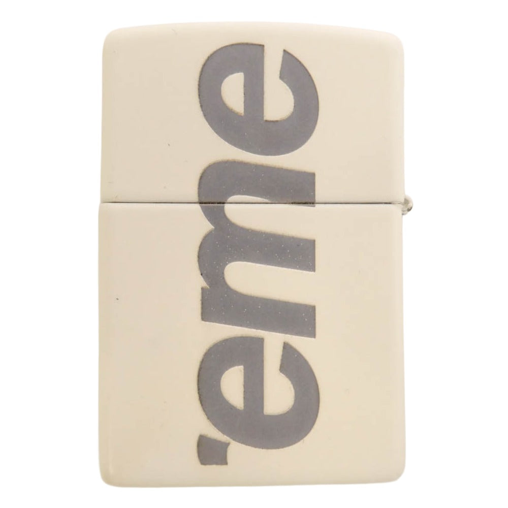 Supreme シュプリーム ZIPPO ジッポ 20SS x ZIPPO ジッポ Glow in the Dark グロー イン ザ ダーク 蓄光 ライター グレー系 アイボリー系【極上美品】【中古】