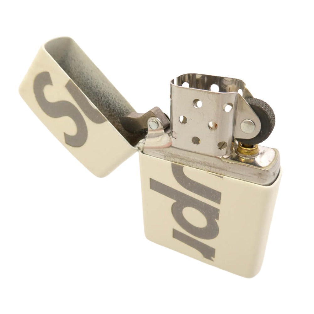 Supreme シュプリーム ZIPPO ジッポ 20SS x ZIPPO ジッポ Glow in the Dark グロー イン ザ ダーク 蓄光 ライター グレー系 アイボリー系【極上美品】【中古】