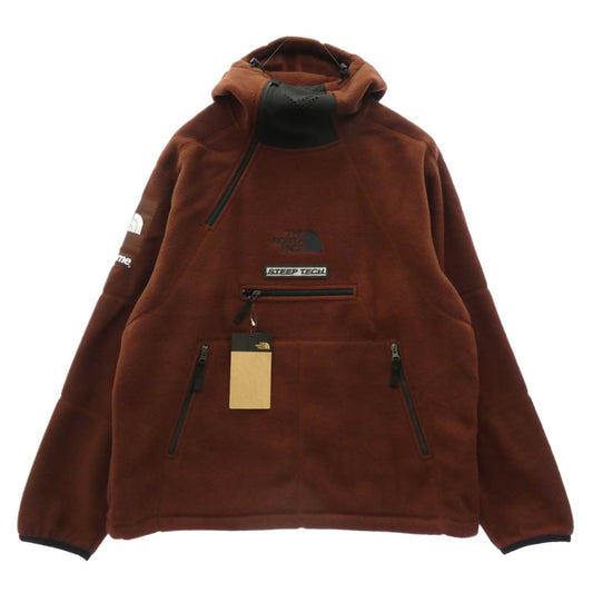 Supreme シュプリーム THE NORTH FACE ノースフェイス 22AW NA52208I x The North Face ザノースフェイス Steep Tech Fleece Pullover スティープ テック フリース プルオーバー ジャケット Mサイズ ブラウン系 M【中古】