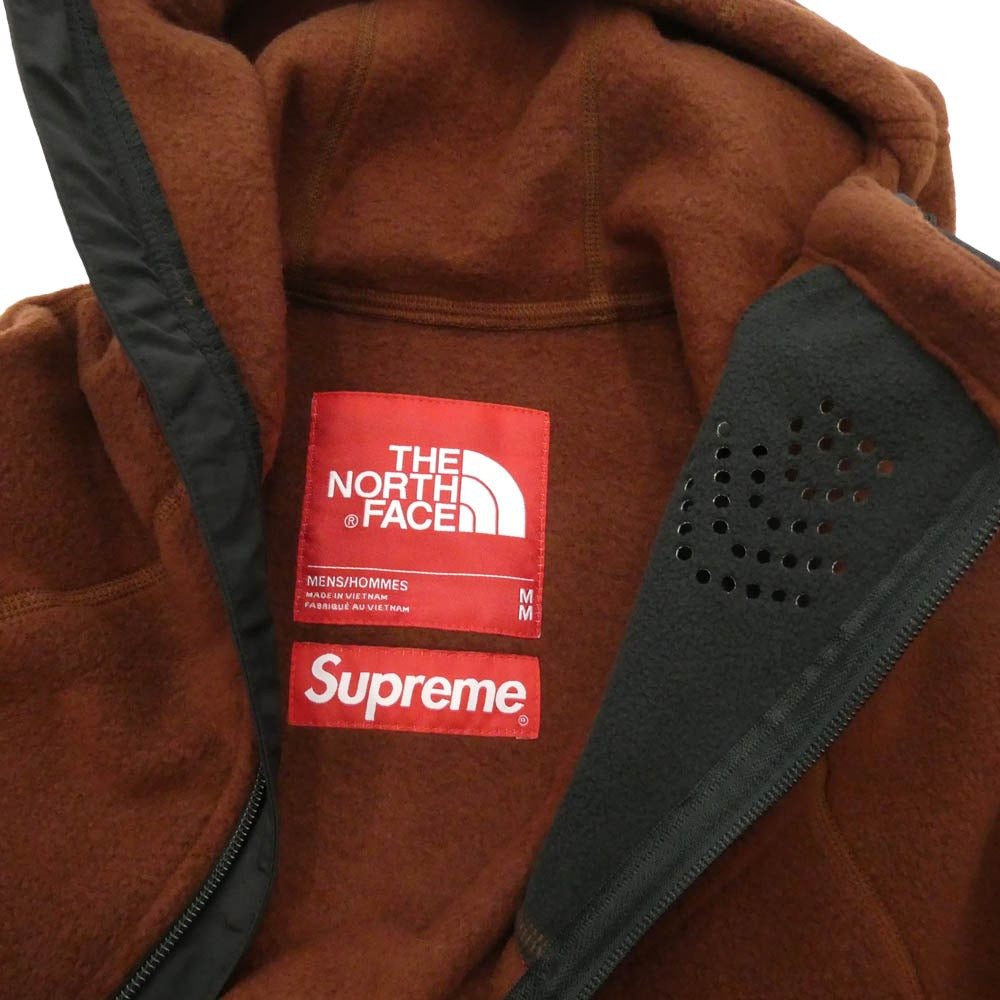 Supreme シュプリーム THE NORTH FACE ノースフェイス 22AW NA52208I x The North Face ザノースフェイス Steep Tech Fleece Pullover スティープ テック フリース プルオーバー ジャケット Mサイズ ブラウン系 M【中古】