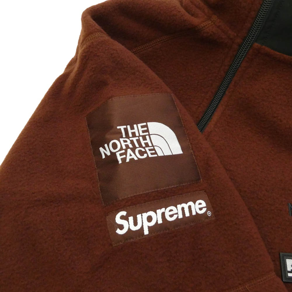 Supreme シュプリーム THE NORTH FACE ノースフェイス 22AW NA52208I x The North Face ザノースフェイス Steep Tech Fleece Pullover スティープ テック フリース プルオーバー ジャケット Mサイズ ブラウン系 M【新古品】【未使用】【中古】