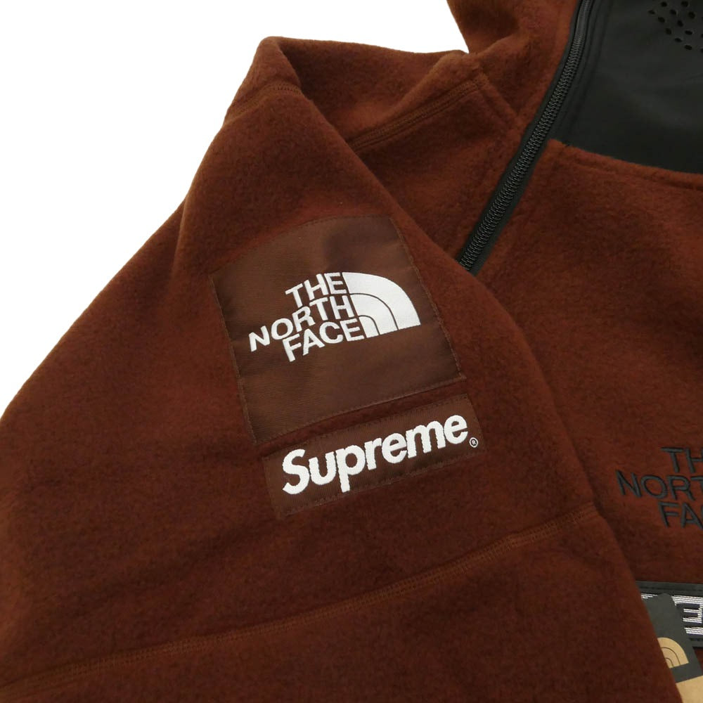 Supreme シュプリーム THE NORTH FACE ノースフェイス 22AW NA52208I x The North Face ザノースフェイス Steep Tech Fleece Pullover スティープ テック フリース プルオーバー ジャケット Sサイズ ブラウン系 S【新古品】【未使用】【中古】