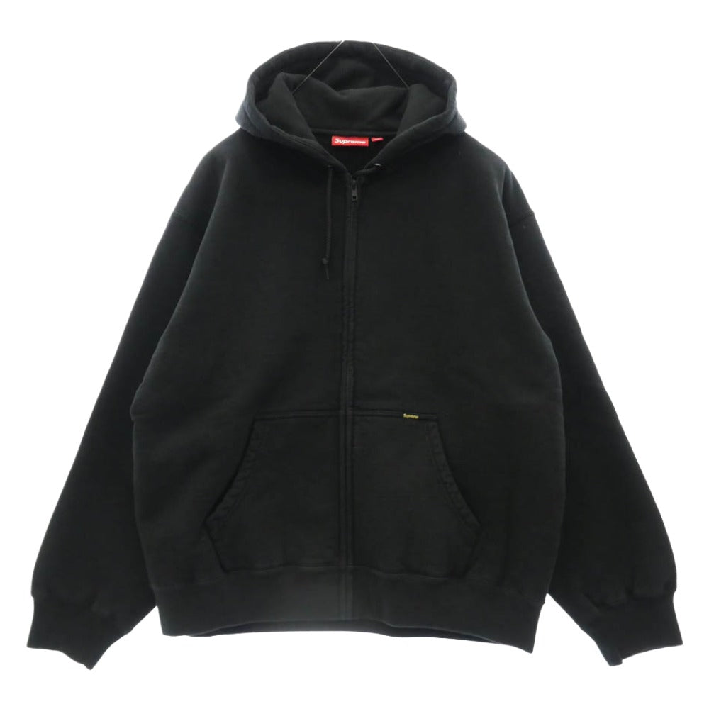 Supreme シュプリーム 25SS Work Zip Up Hooded Sweatshirt ワーク ジップアップ フーディー パーカー ブラック系 L【極上美品】【中古】