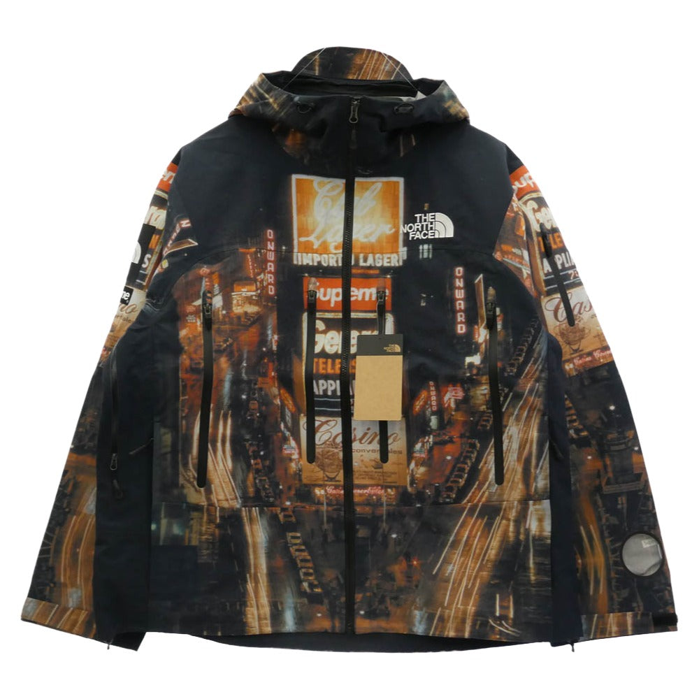 Supreme シュプリーム THE NORTH FACE ノースフェイス 22AW NP52207I x The North Face ザノースフェイス Taped Seam Shell Jacket Times square テープド シーム シェル ジャケット タイムズスクエア XLサイズ ネイビー系 XL【美品】【中古】