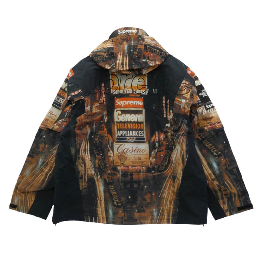Supreme シュプリーム THE NORTH FACE ノースフェイス 22AW NP52207I x The North Face ザノースフェイス Taped Seam Shell Jacket Times square テープド シーム シェル ジャケット タイムズスクエア XLサイズ ネイビー系 XL【美品】【中古】
