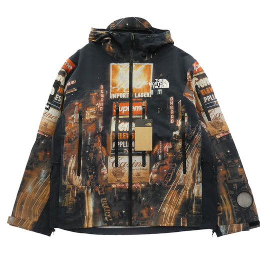 Supreme シュプリーム THE NORTH FACE ノースフェイス 22AW NP52207I x The North Face ザノースフェイス Taped Seam Shell Jacket Times square テープド シーム シェル ジャケット タイムズスクエア Lサイズ ネイビー系 L【美品】【中古】