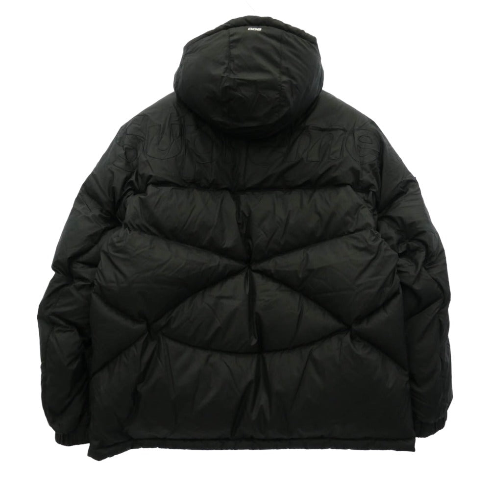 Supreme シュプリーム THE NORTH FACE ノースフェイス 22AW ND52205I x The North Face ザノースフェイス 800-Fill Half Zip Hooded Pullover 800フィル ハーフジップ フーデッド プルオーバー 中綿ジャケット ブラック系 L【新古品】【未使用】【中古】