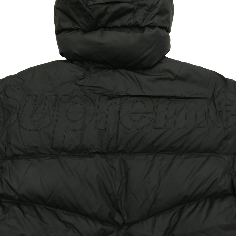 Supreme シュプリーム THE NORTH FACE ノースフェイス 22AW ND52205I x The North Face ザノースフェイス 800-Fill Half Zip Hooded Pullover 800フィル ハーフジップ フーデッド プルオーバー 中綿ジャケット ブラック系 L【新古品】【未使用】【中古】