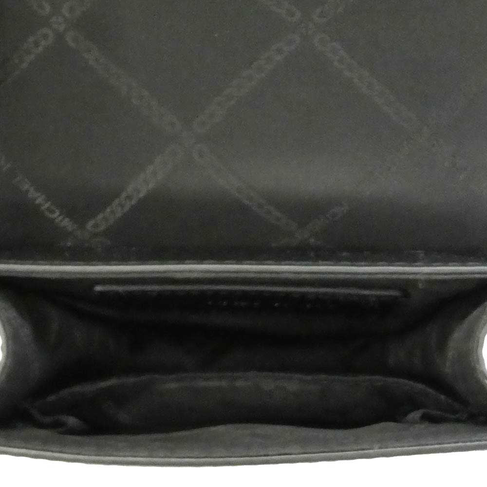 Michael Kors マイケルコース DC-2303 VARICK レザー ショルダー バッグ ブラック系【中古】