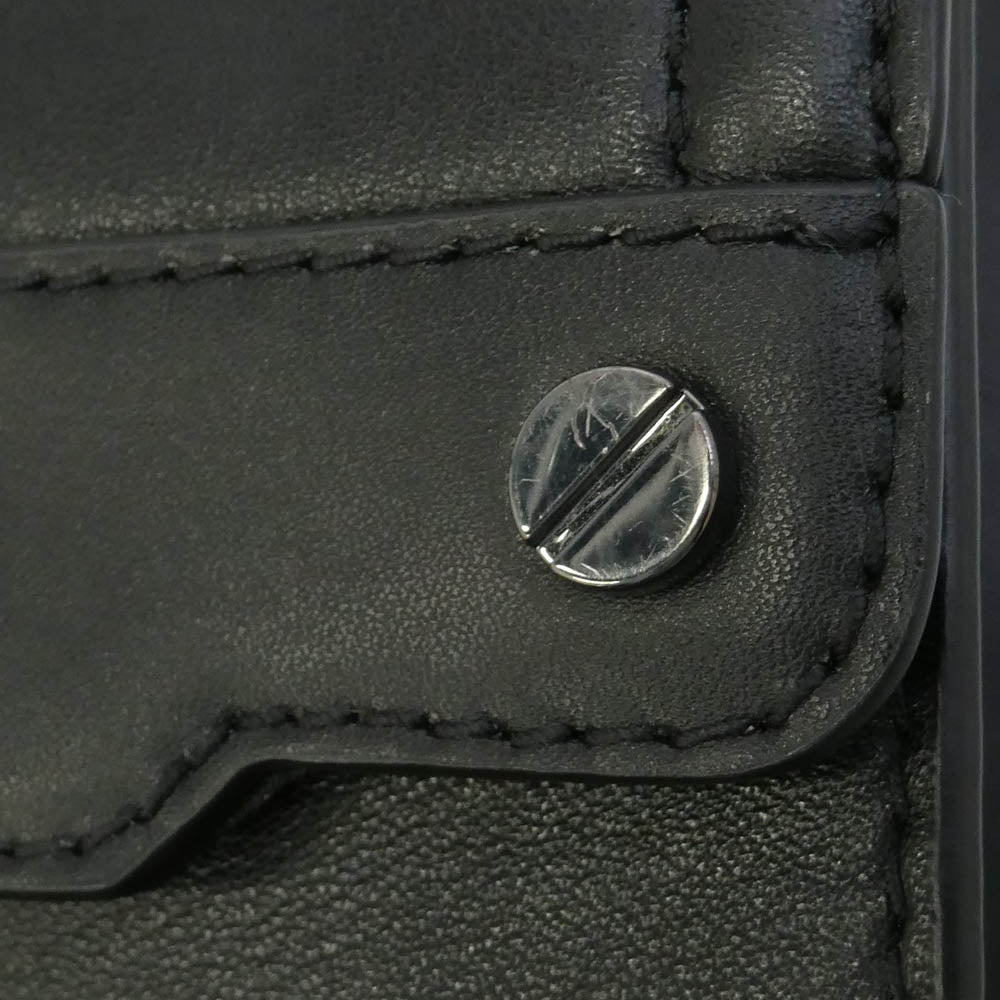 Michael Kors マイケルコース DC-2303 VARICK レザー ショルダー バッグ ブラック系【中古】